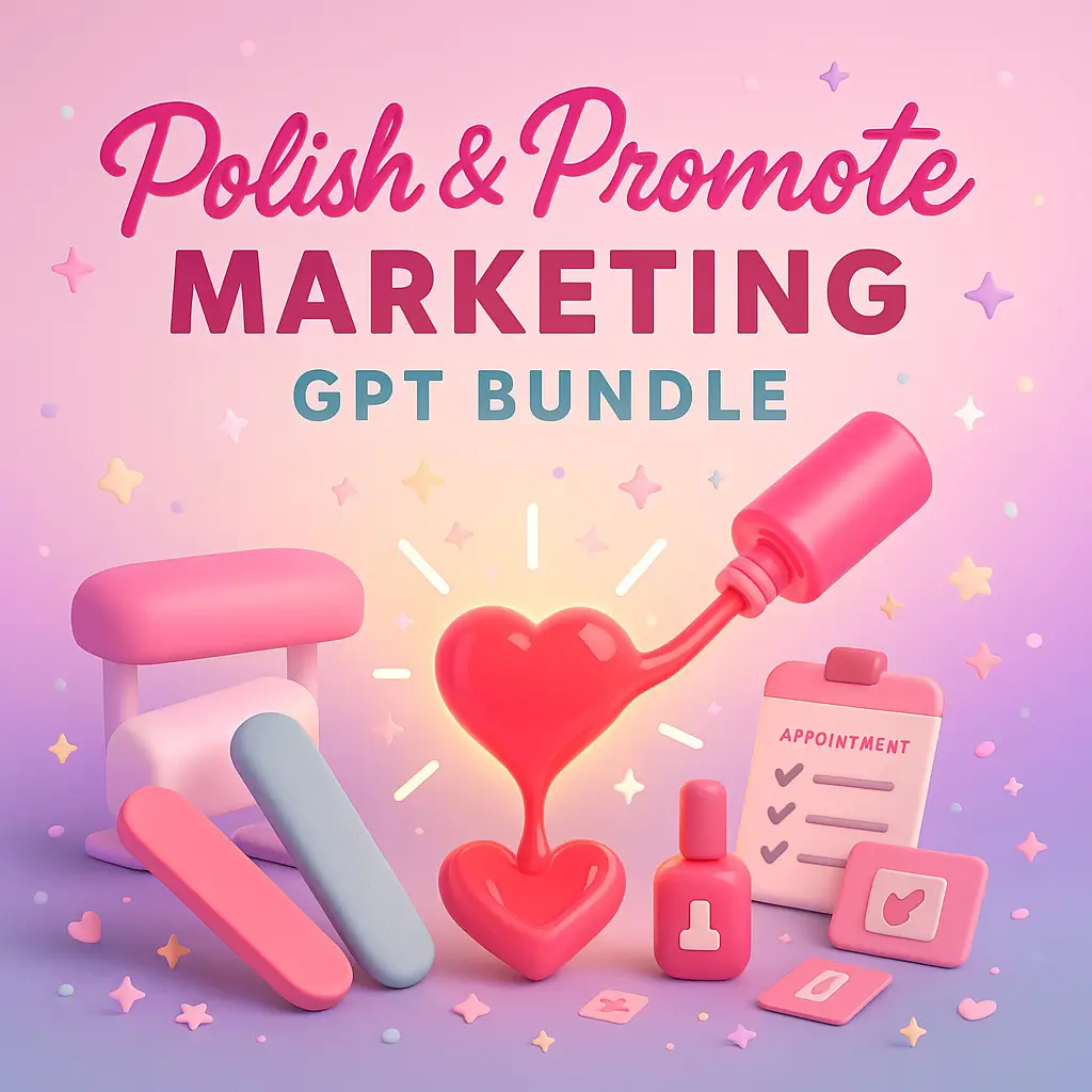 Polish & Promote Marketing GPT Bundle for Nail Salon